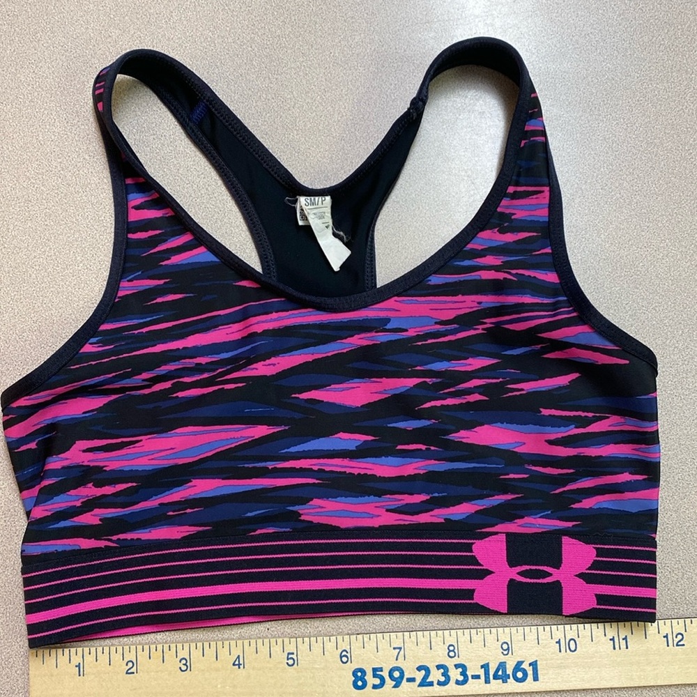 Under Armour, small, multi color, sports bra